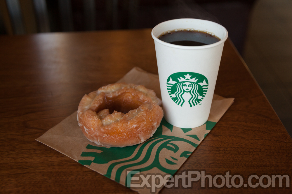 Nice photo of Starbucks Coffee and Donut
