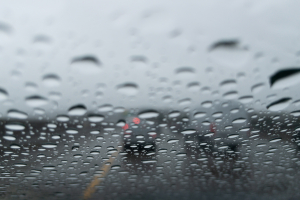 Nice photo of Rain drops on the windshield