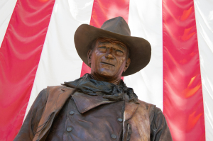 Nice photo of John Wayne Statue