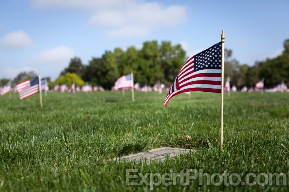Nice photo of Riverside National Cemetery Memorial Day
