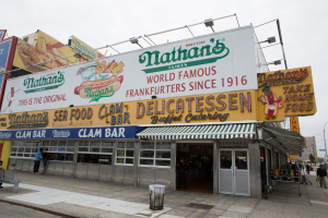 Nice photo of Nathans Famous Coney Island
