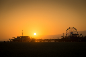 Nice photo of Sunset Santa Monica Pier