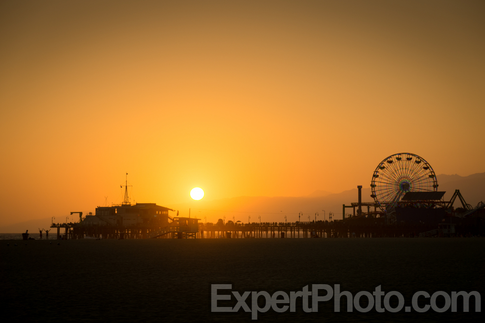 Nice photo of Sunset Santa Monica Pier