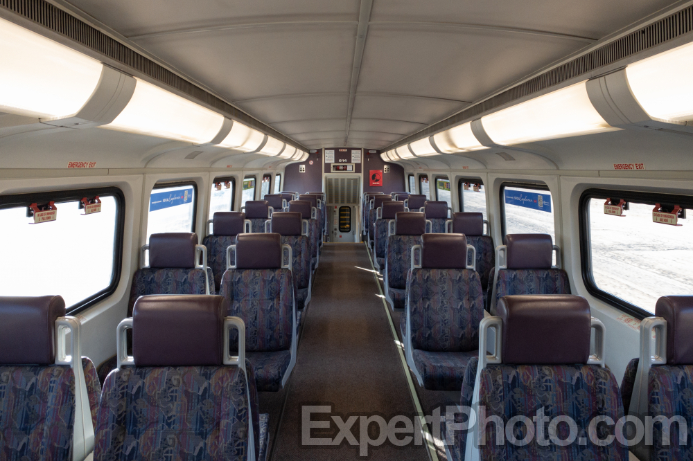 Nice photo of Inside a Metrolink Train