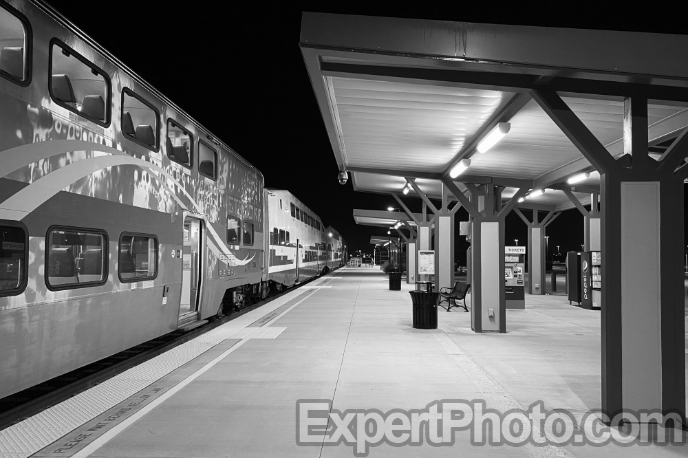 Nice photo of Metrolink Station Perris South