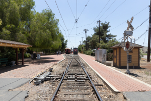 Nice photo of Train Tracks Southern California Railway Museum