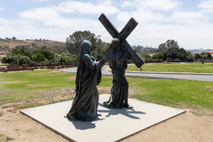 Nice photo of Jesus and Mary Statue at Mission San Luis Rey