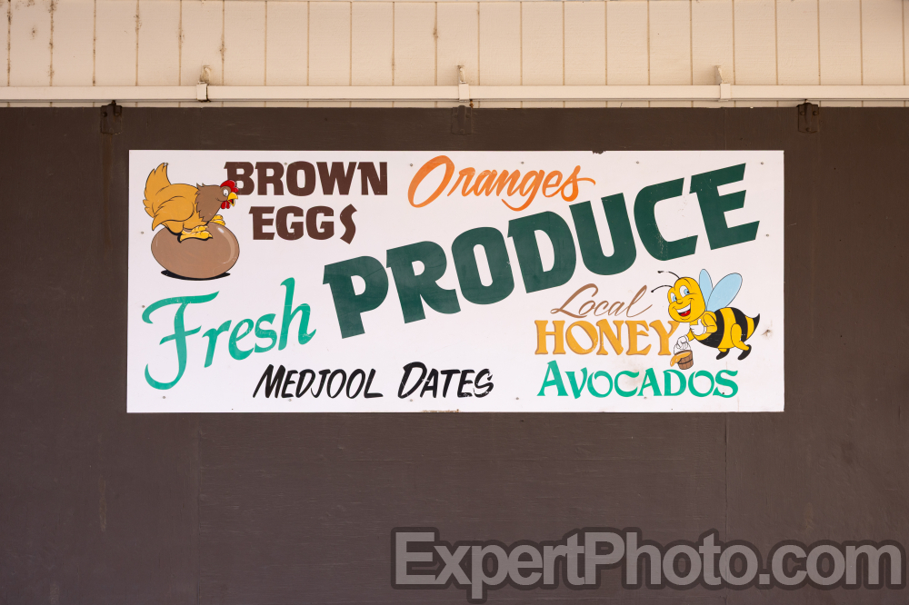 Nice photo of Fresh Produce Sign at Winchester Farms