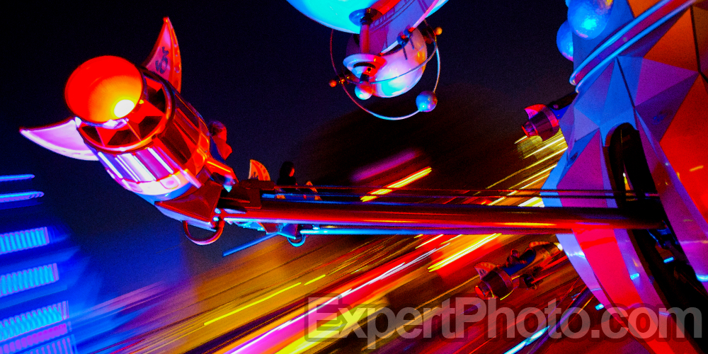 Nice photo of Rocket Ride or Astro Orbiter at Disneyland