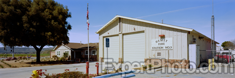Nice photo of Hemet Fire Station Number Three