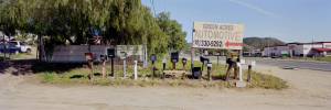 Nice photo of Row of Mailboxes Green Acres Hemet California