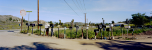 Nice photo of Cluster of Mailboxes at Rural Crossroads Hemet California
