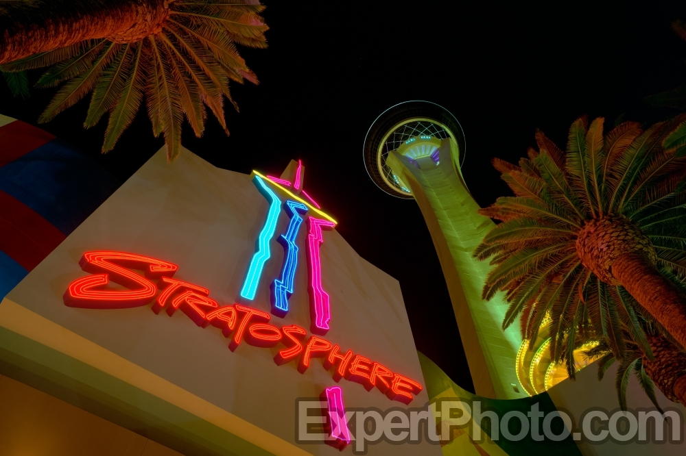 Nice photo of The Stratosphere Hotel and Casino late 1990s