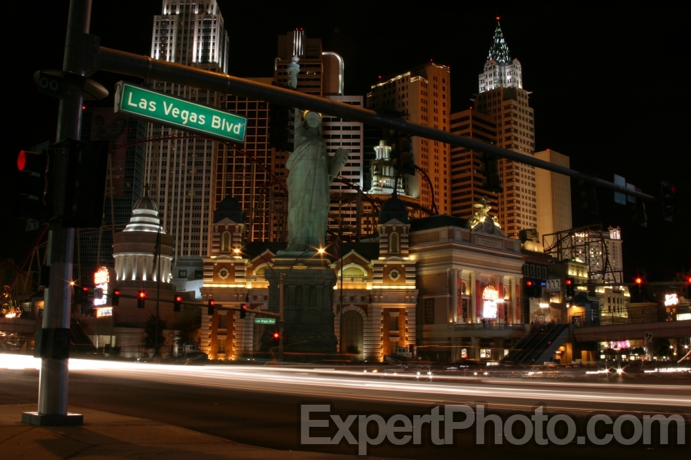 Nice photo of New York New York Casino at Night