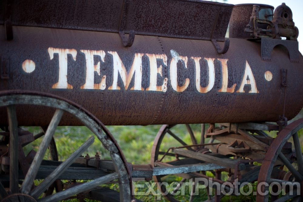 Nice photo of Old Town Temecula Rusty Wagon
