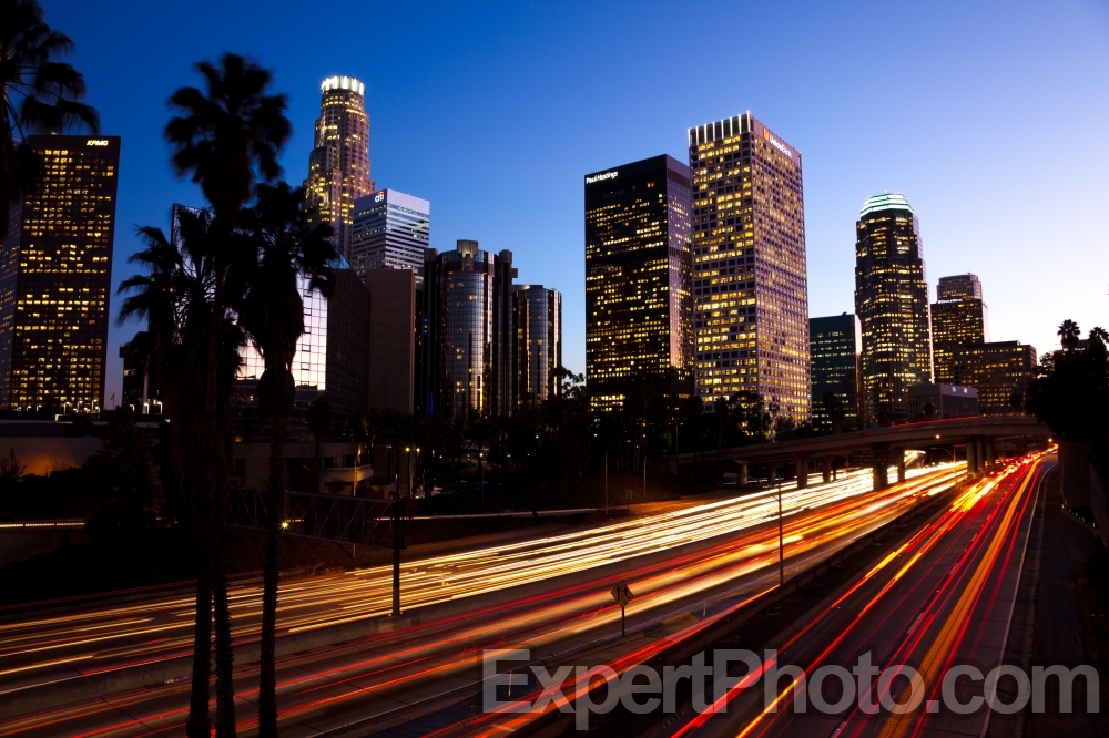 Nice photo of Downtown Los Angeles Skyline