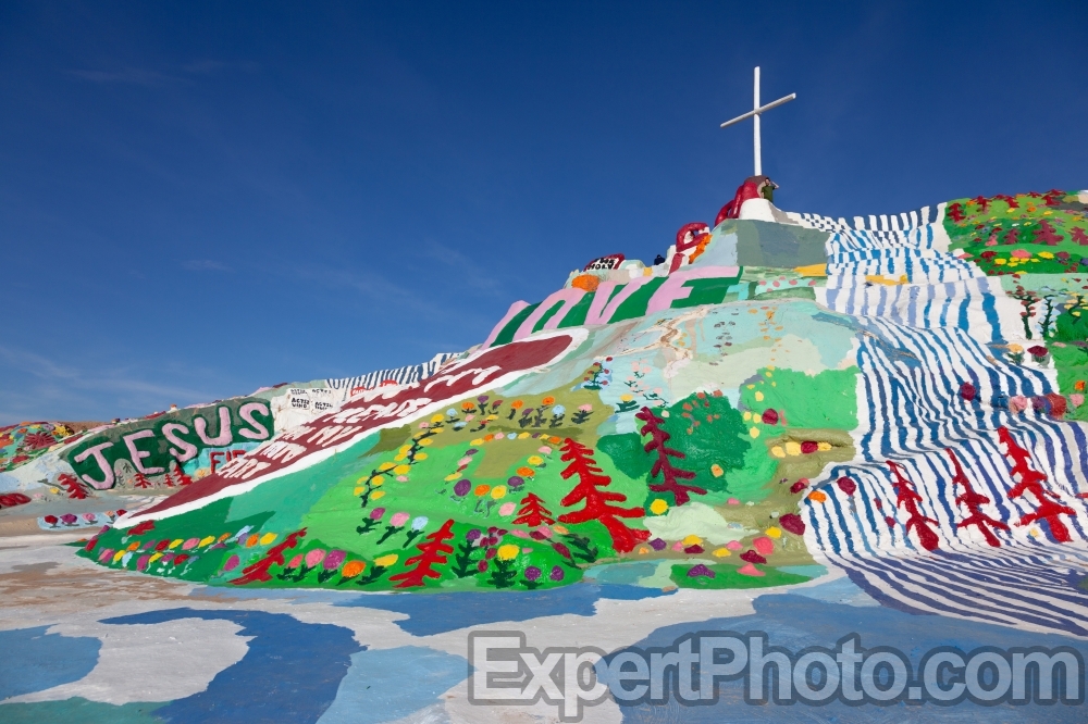 Nice photo of Salvation Mountain