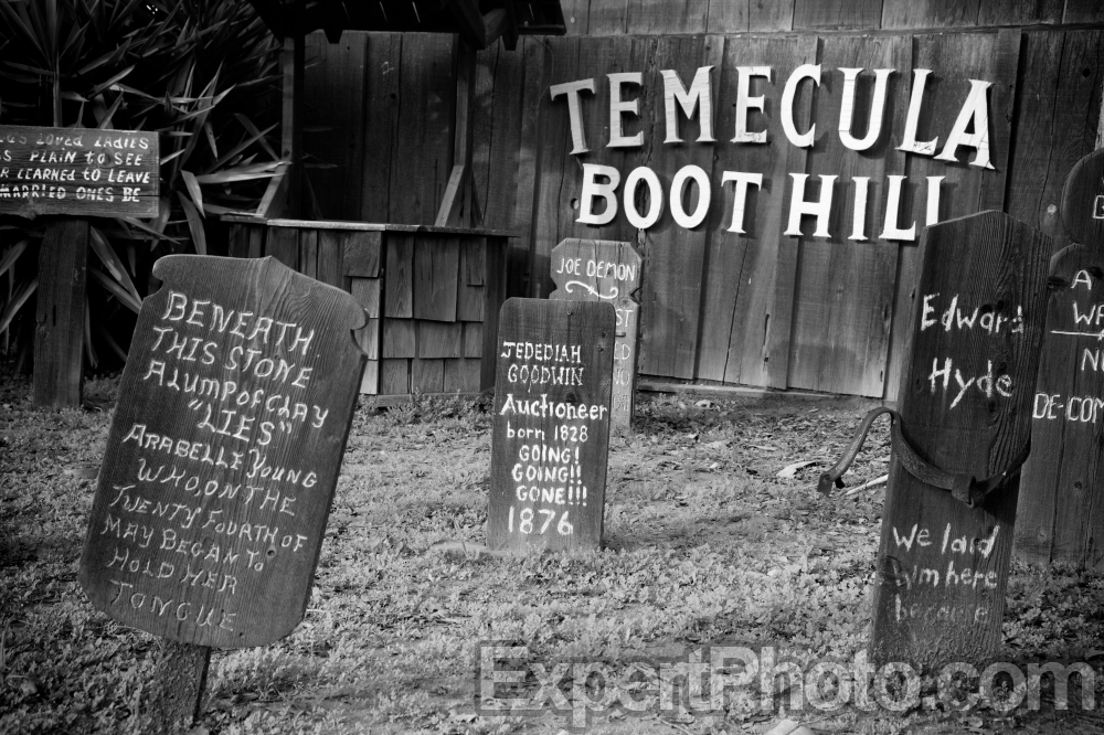 Nice photo of Temecula Boot Hill in Old Town Temecula