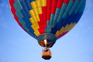 Nice photo of Hot Air Balloon at Wilson Creek Winery