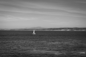 Nice photo of Sailboat on Monterey Bay