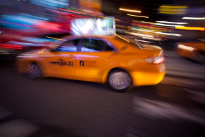 Nice photo of Taxi Cab in Times Square
