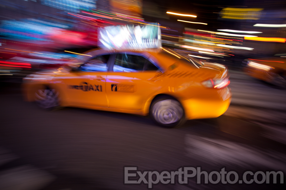 Nice photo of Taxi Cab in Times Square