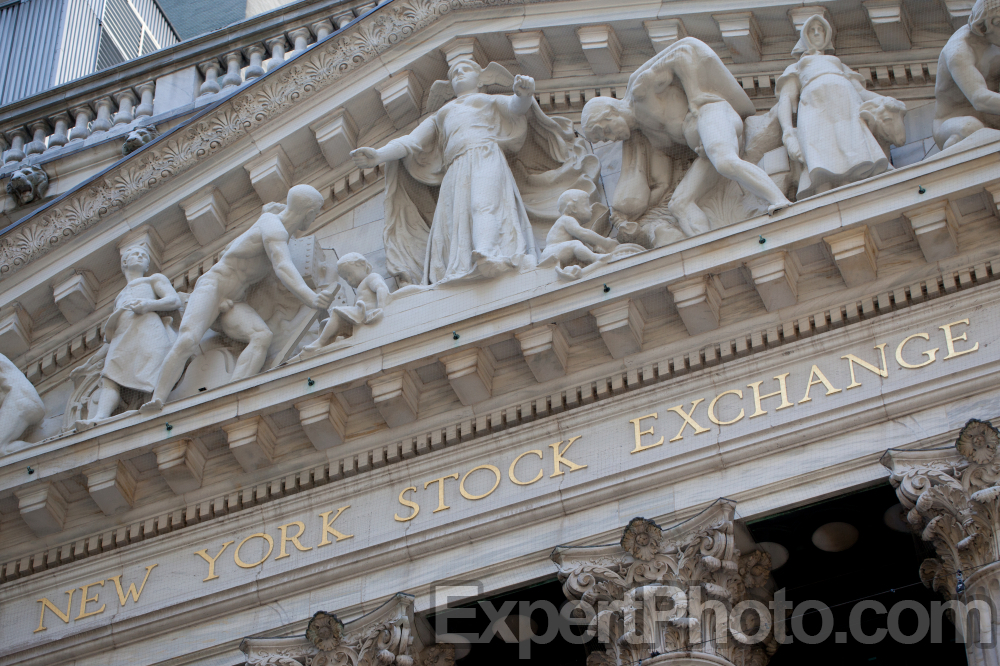 Nice photo of The New York Stock Exchange on Wall Street