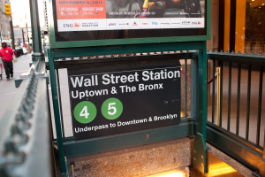 Nice photo of Wall Street Station