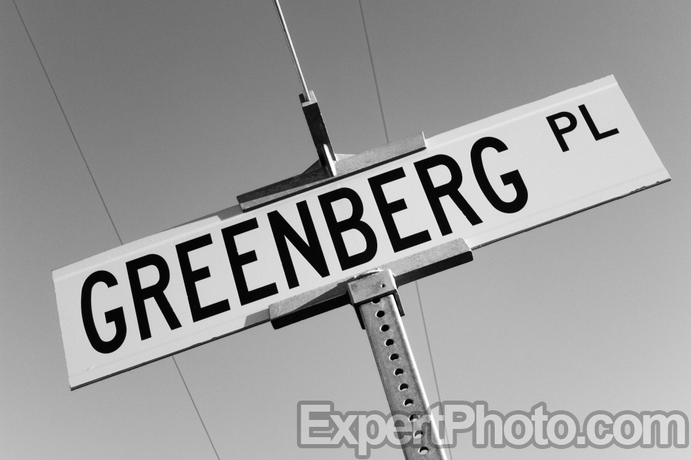 Nice photo of Greenberg Place Street Sign In Murrieta