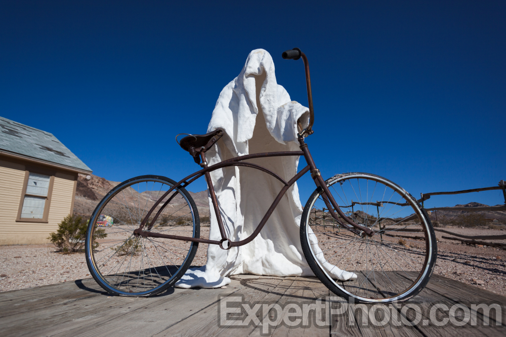 Nice photo of Ghost Bicycle in Rhyolite Ghost Town