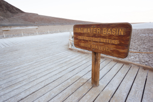 Nice photo of Badwater Basin Below Sea Level Sign
