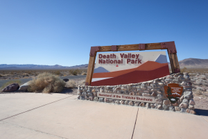 Nice photo of Death Valley National Park Entrance from Nevada