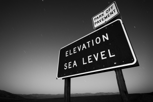Nice photo of Elevation Sea Level Sign in Death Valley
