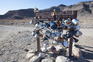 Nice photo of Teakettle Junction on the road to the Racetrack Playa