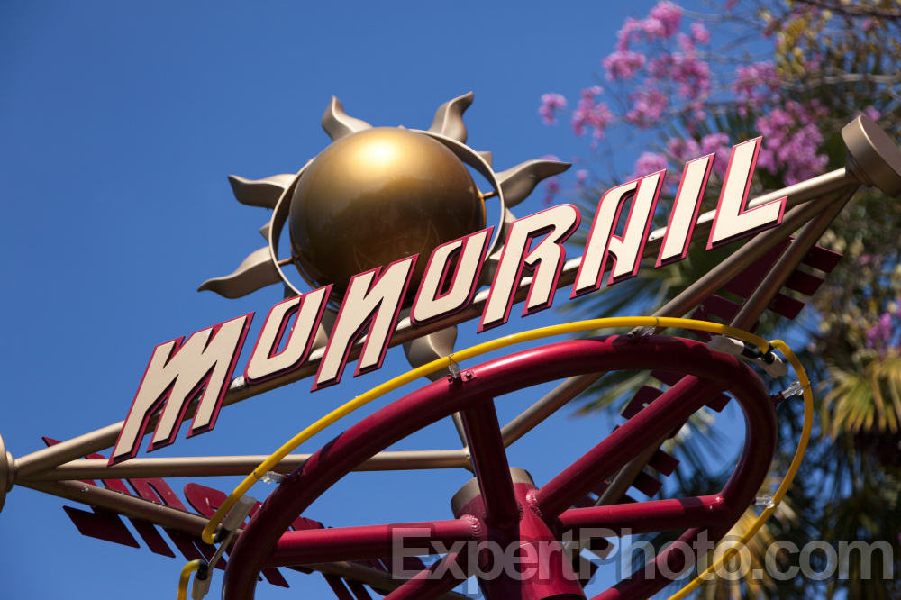 Nice photo of Monorail Disneyland