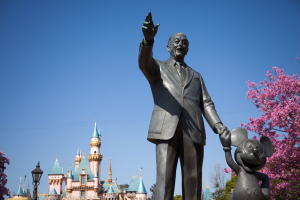 Nice photo of Partners Statue at Disneyland